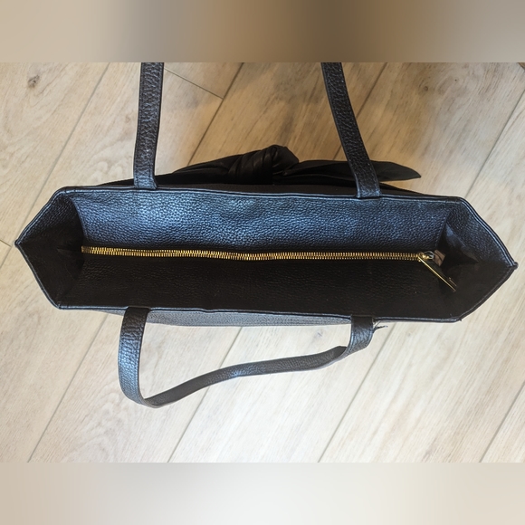 Ted Baker Diiana Soft Knot Bow Detail Leather Tote - Picture 4 of 7